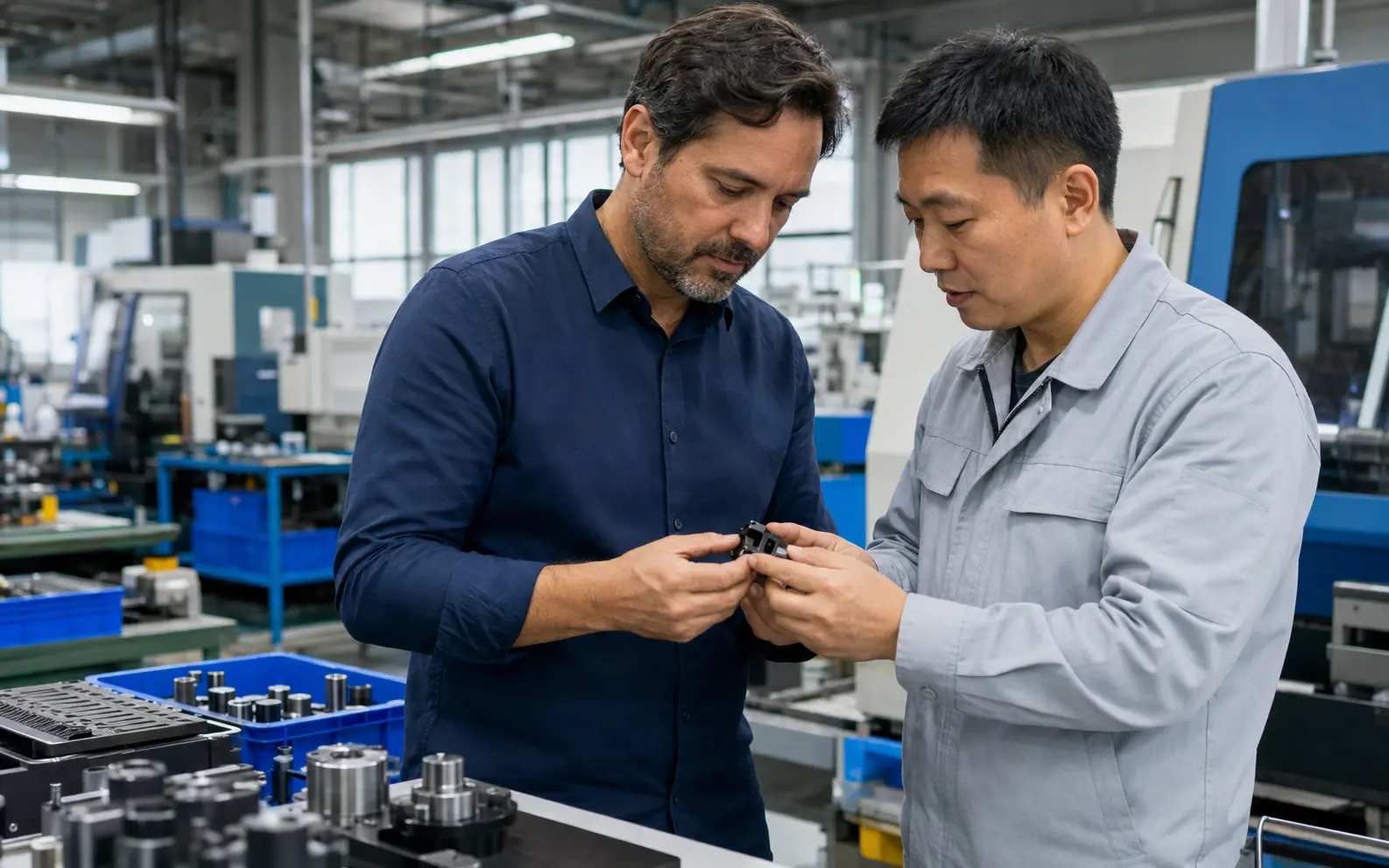 Product inspection in a Chinese factory